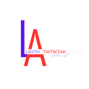 Pink Typography Initial LA Logo (2)
